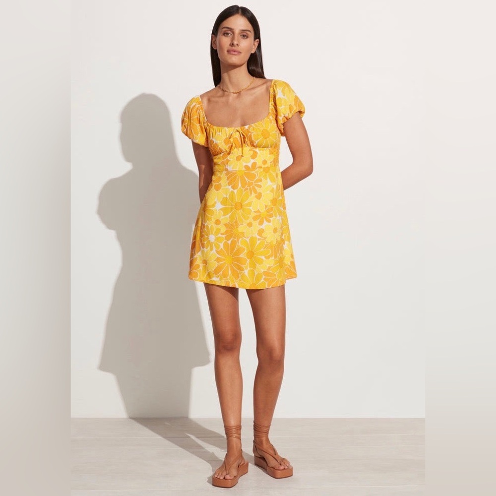 Floral Yellow Dress